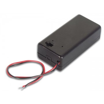 33-475-00160 9Volt 9V Block Batteriehalter mit Schalter