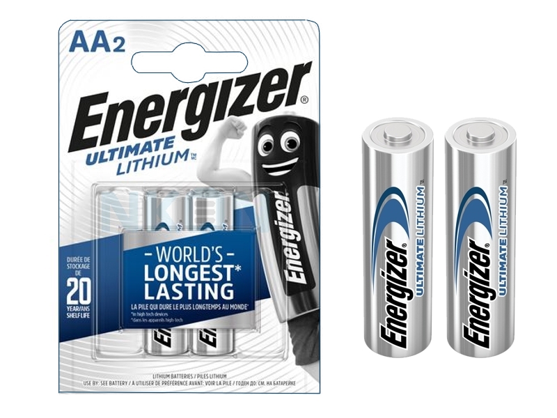 33-460-00670_Lithium_Mignon_2021 AA Mignon Batterie Lithium LR6 ** 2-er Pack