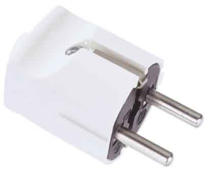 39-867-00570-Bachmann_910270 Schutzkontaktstecker Weiss 16A 250Vac Bachmann