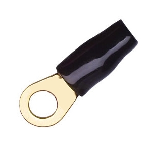433ec6b0c88da50e00793a389aef5609 M6 Ringschuh bis 10qmm vergoldet teilisoliert Schwarz