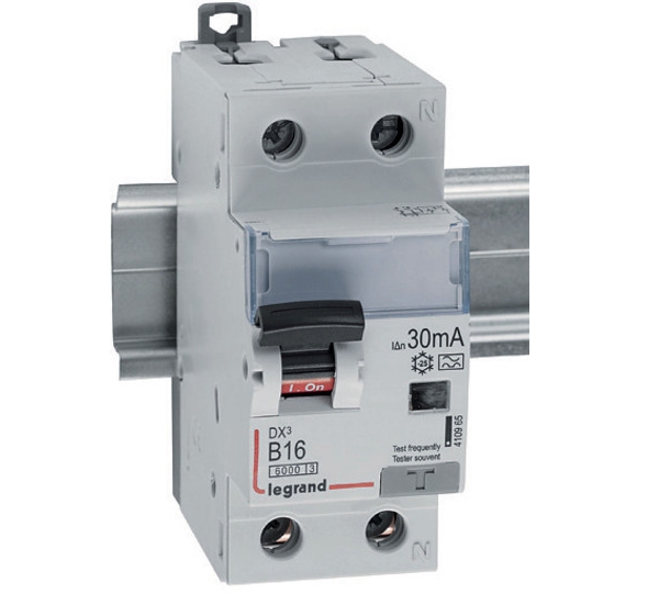 31-888-02120_FI-LS_Legrand_DX3 16A FI-Schutzschalter 30mA Fehlerstromschutzschalter 16A 2pol 30mA FI-LS-Schalter