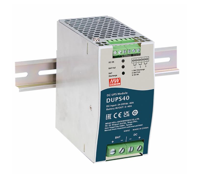 DC USV Modul 24V Akku Ladegerät zu 24V Netzteilen mit Status-LEDs und Störmeldekontakten