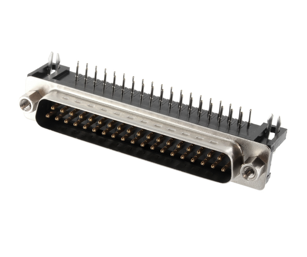 37pol-sub-D-Stecker-fuer-Platine-40-871-00460-B37 SUB-D 37pol Stecker PRINT 90grad US-Norm 7,2mm