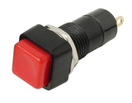 Taster 1xEIN Schliesser Kopf eckig Rot Taster 1xEIN Schliesser Kopf eckig Rot