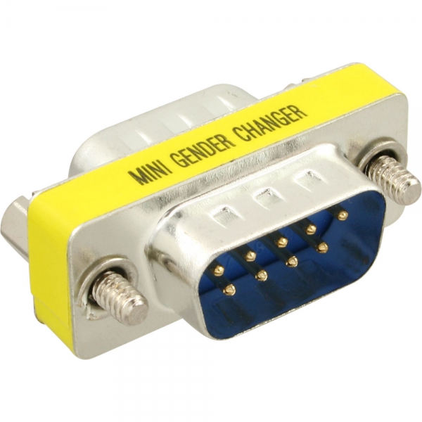 40-871-00046-9pol-Gender-BildB Gender Sub-D 9pol Stecker Stecker