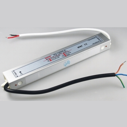 93-808-08095-12V-30W-LED-Netzteil 12V Netzteil 12V 30W 2,5A IP67 flacher LED Trafo 230V Einbaunetzteil