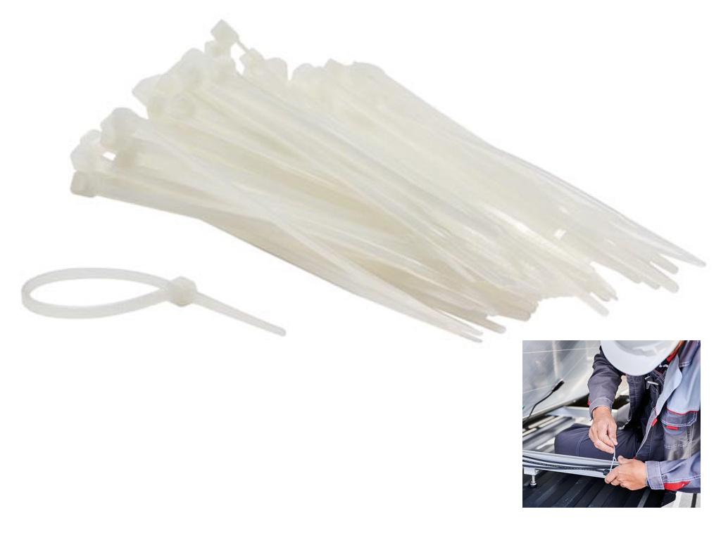 Kabelbinder_Natur_100mm_42-690-00840_2024 Kabelbinder 100mm x 2,5mm Natur 100er Pack