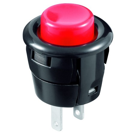 95-839-00011 Taster 1xEIN Drucktaster SNAP-IN Kappe Rot