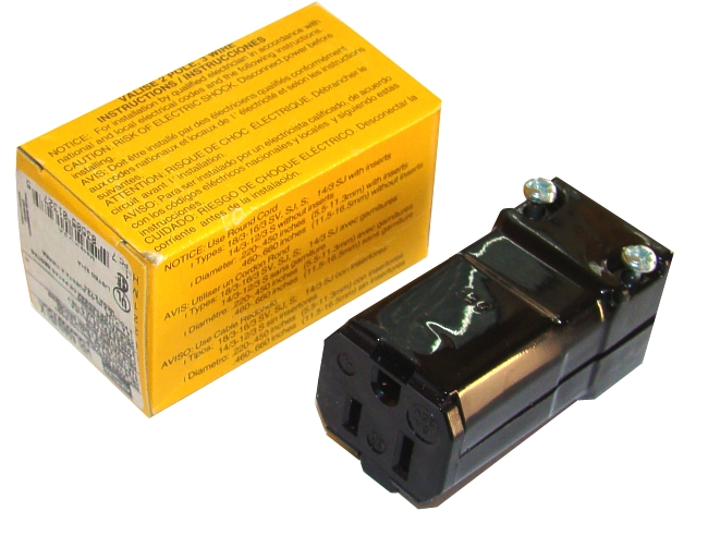 USA-Kupplung-Kabelkupplung-NEMA5-15-39-870-02170 USA Kupplung 3pol 125V 15A NEMA 5-15 US Kabelkupplung