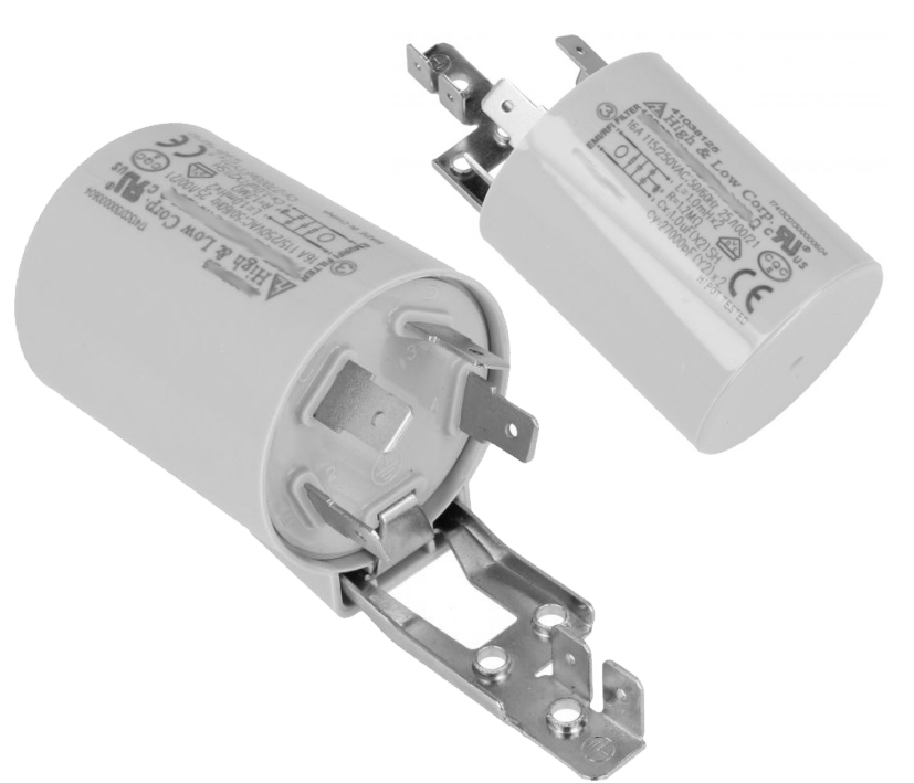 Netzfilter mit Entstörkondensator 5pol 1uF 27000pf 2x1mH 41x46mm 16A Entstör-Filter Netzfilter mit Entstörkondensator 5pol 1uF 27000pf 2x1mH 41x46mm 16A Entstör-Filter