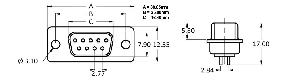 9pol-sub-d-buchse-platine-gerade-40-871-00310-ZG3