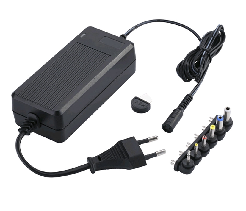 93-808-04075_65W_Netzteil_9-24VDC_B2022 65W Netzteil 9V 12V 13,5V 15V 19V 20V 24V mit 6 Stecker und Einstellrad