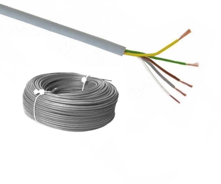 5adriges_Seuerkabel_42-682-00027 5pol Kabel Steuerleitung LiYY 5x0,5qmm 100m Bund ungeschirmt