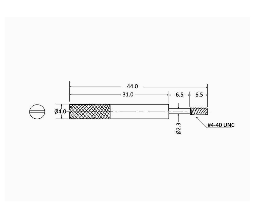 40-871-00051_UNC4-40_Zeichnung
