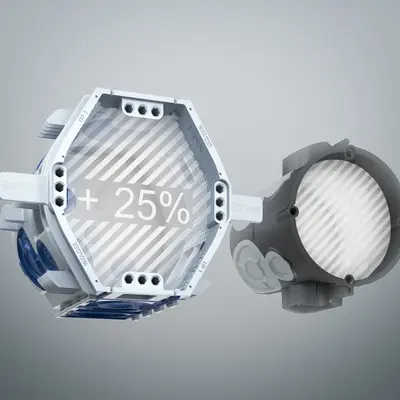 Schalterdose Luftdicht ECON FIX mit Schnellfixierung ohne Gibs Tiefe 45mm - 25er Pack