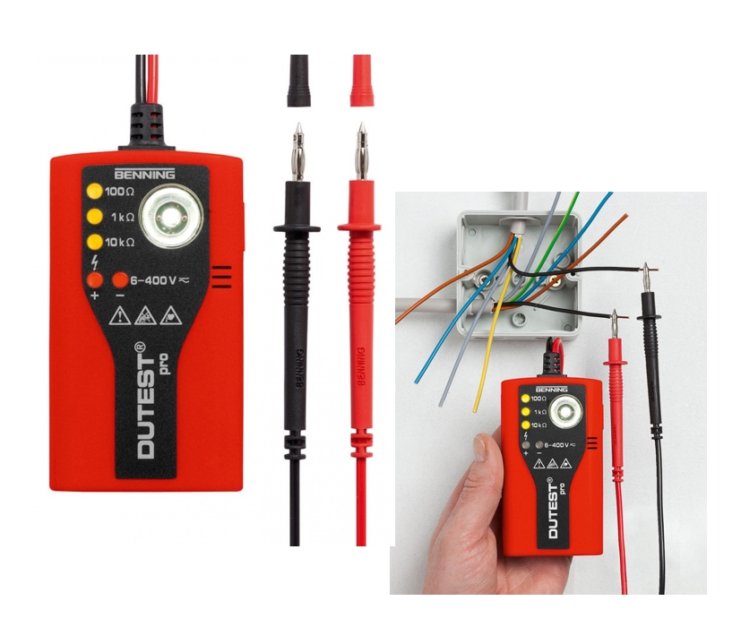 Durchgangspruefer_Dutest_Pro_90-798-02610 Spannungsprüfer Durchgangsprüfer 6-400V ACDC Dutest-Pro