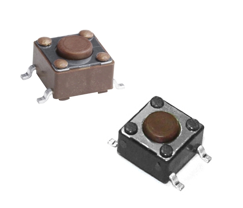 SMD Taster Minitaster liegend 6,2x6,2mm Höhe mit Knebel 4,3mm Platinentaster Knopf DM 3,5mm SMD Taster Minitaster liegend 6,2x6,2mm Höhe mit Knebel 4,3mm Platinentaster Knopf DM 3,5mm
