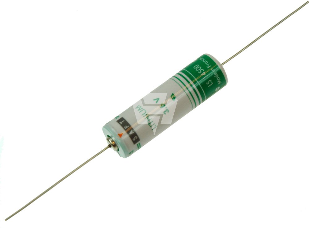 3,6V Batterie Lithium AA Mignon mit axialen Drähten für Leiterplatte Platine 3,6V Batterie Lithium AA Mignon mit axialen Drähten für Leiterplatte Platine