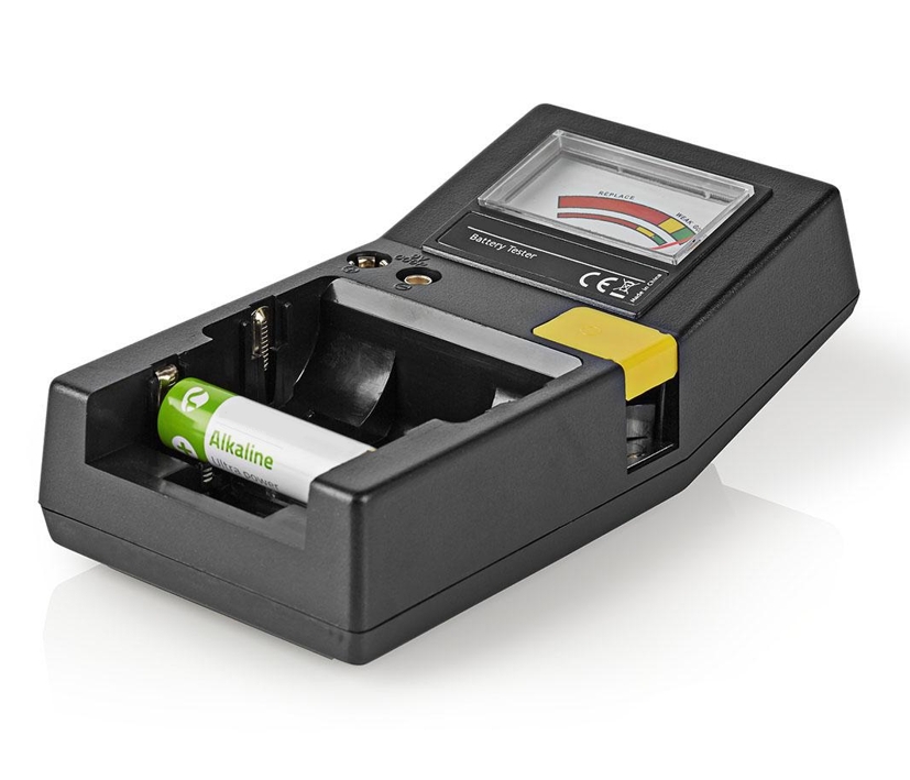 33-470-00000_Batterietester_MW222_B03 Batterietester mit analogem Messwerk für Standard- und Fotobatterien sowie alle gängigen Knopfzellen