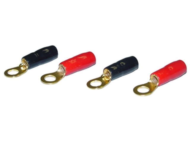 45-821-01890_45-821-01900 M8 Ringschuh bis 6qmm vergoldet 4er-Pack