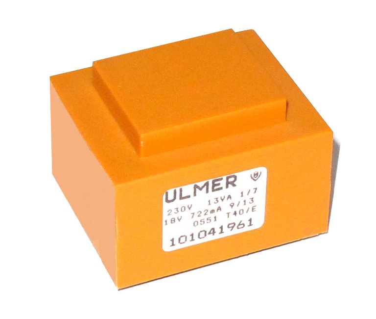 18V_13VA_Trafo_Ulmer_43-600-00430je9ICsEUlsQ3O 18V Trafo 18V 13VA 722mA Flachtrafo 101041961 ohne Laschen