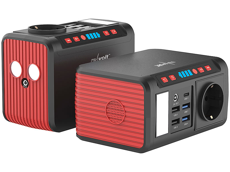 33-175-19032-2 Akku Powerbank mit 220VAC Konverter 120W und 24Ah Lithium-Akku und USB-Ladegerät