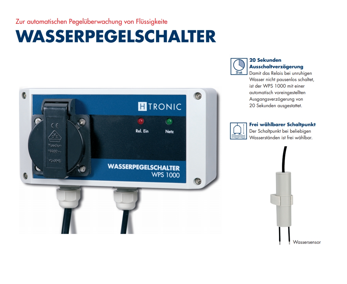 Wasserpegelschalter