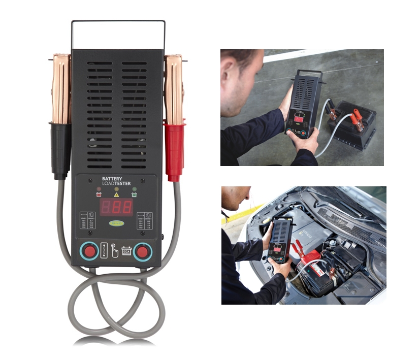 KFZ_Batterietester_Autobatterie_33-470-00060_B01 Autobatterietester Batterietester für 12V Bleiakku 30Ah bis 180Ah