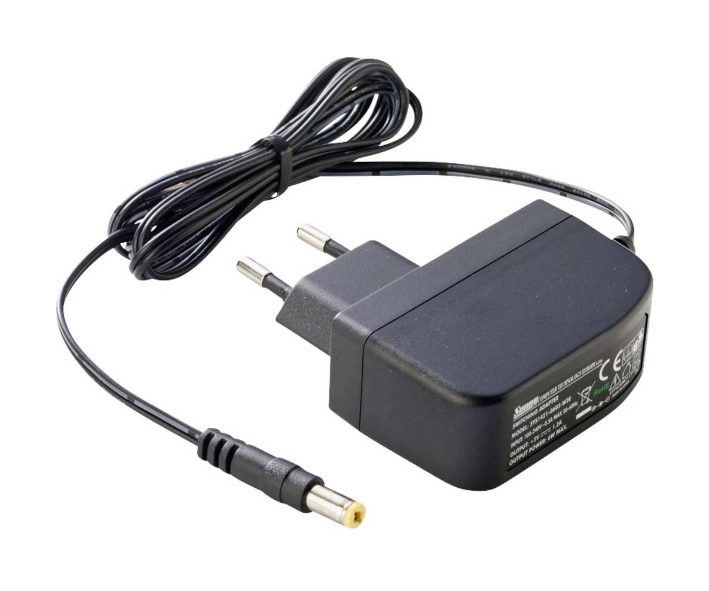 93-815-03386_5V_1200mA_Netznetil_Dehner 5V Steckernetzteil 5W 1,2A 6W Stecker 5,5x2,1mm Eingang 100-240V SYS1638