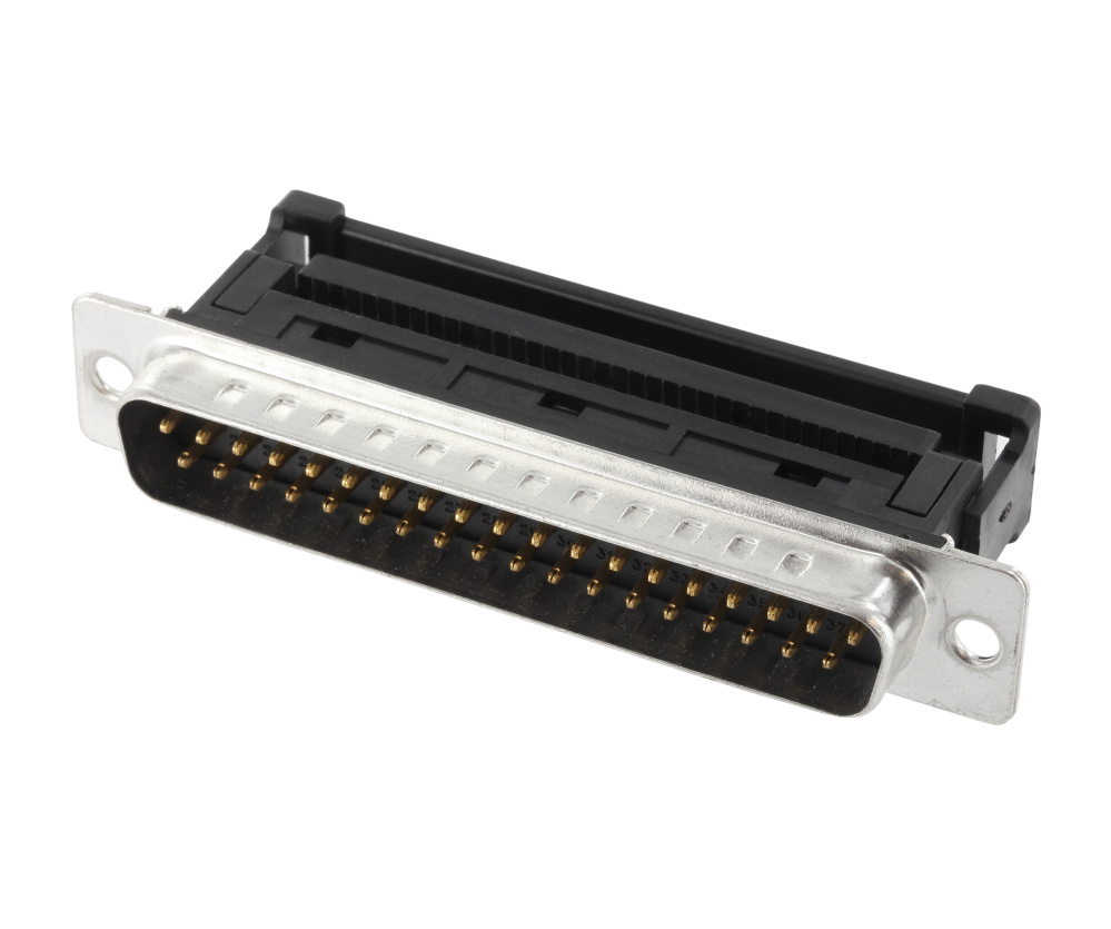 37pol-sub-d-stecker-fuer-flachbandkabel-40-871-00210-b2 SUB-D 37pol Stecker Schneid-Klemm 2-reihig für Flachbandkabel