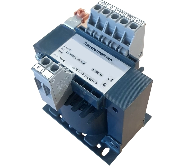 24V Trafo 63VA Input 230V or 400Vac auf 24VAC Schraubklemme 24V 2,6A HST-Serie