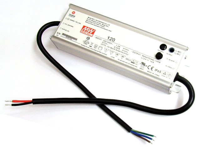 93-808-03960_B2020_B155 24V Netzteil 24V 120W 5A IP65 Outdoor ALU Gehäuse Spannug nachstellbar