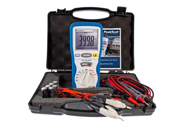 2705_Acc-b20e42da Messgerät Milliohmmeter P2705 Multimter mit vielen Messfunktionen