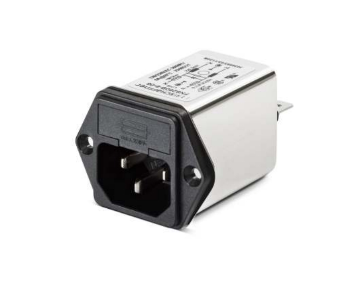 Netzfilter-mit-Sicherungshalter-35-656-00810 Netzfilter 230V 4A mit Sicherung Entstör-Filter IEC C14 Kaltgeräte EMV EMI RFI Filter