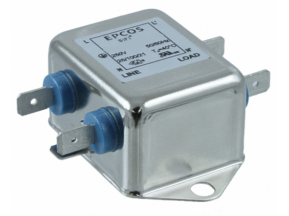SIFI-Netzfilter-Entstoerfilter-35-656-00530 Netzfilter 3A 250V SIFI Entstör-Filter 2x1,5mH+2x0,1uF+2x4700pF EMV EMI RFI Filter