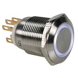 95-839-04560-edelstahltaster-bild1900-B2020 Taster Edelstahl 22mm IP65 LED Ringbeleuchtung Weiss