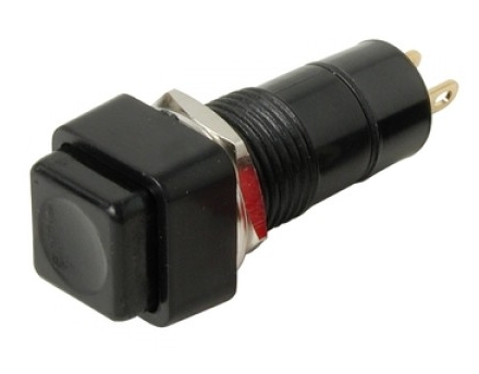 3936f3fd63da604c11712698d4a14d3d Taster 1xEIN Schliesser Kopf eckig Schwarz